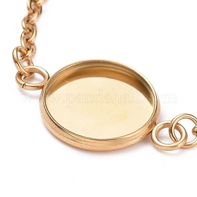 Ионное покрытие (ip) изготовление браслета из нержавеющей стали 304 STAS-L248-006G-B-1