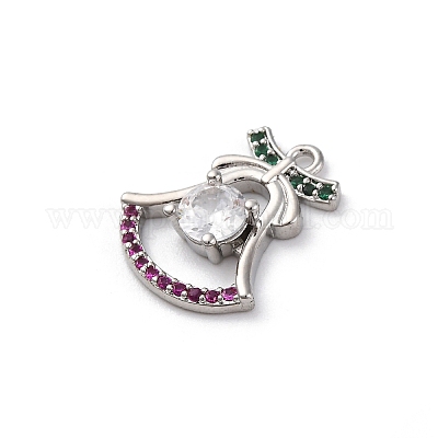 Реечное покрытие латунь с подвесками из кубического циркония KK-Q010-05P-1