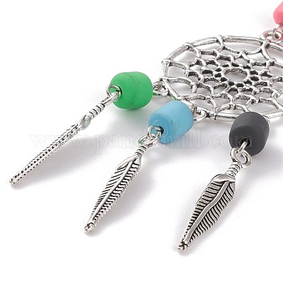 Сплавочные подвески тибетского стиля HJEW-JM00405-1