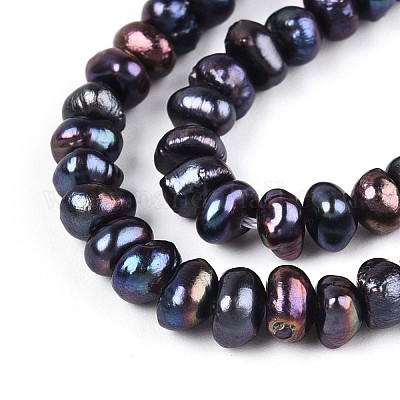 Нити из натурального культивированного пресноводного жемчуга PEAR-N015-04D-01-1