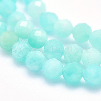 Природных амазонит бисер нитей G-O166-24-4mm-1