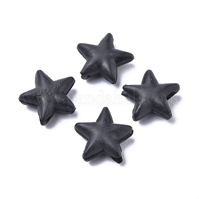 Звездный замок из пластикового шнура из ПВХ для крышки рта KY-D013-01G-1