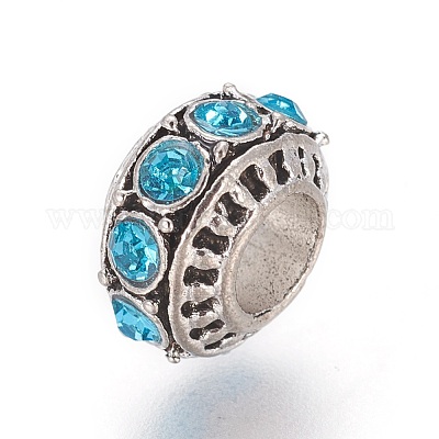 Европейские сплавочные бусины тибетского стиля  PALLOY-F224-16AS-1