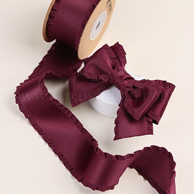 10 Yard gerüschte Bänder aus Polyester&nbsp;PW-WG29113-04-1