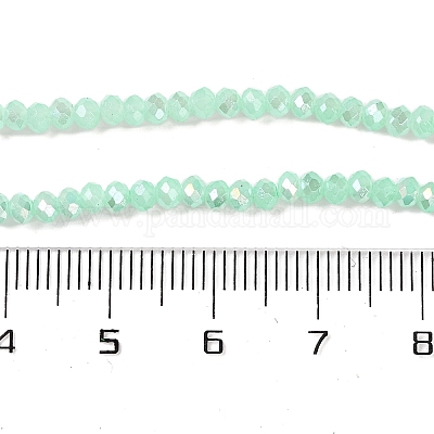 Запекание гальванических нитей стеклянных бусин DGLA-A039-J4mm-B07-1