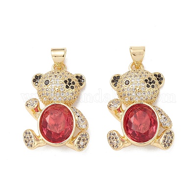 Латунные микро проложить кубического циркония подвески KK-M240-14-1