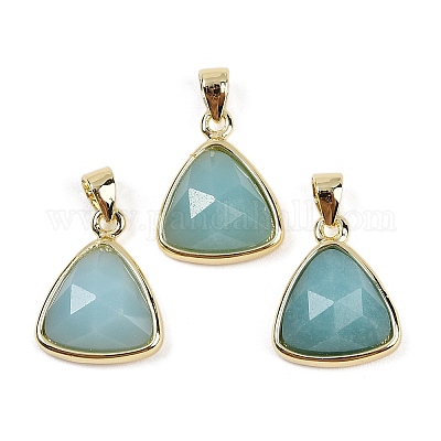 Природные подвески амазонит G-O176L-11G-1