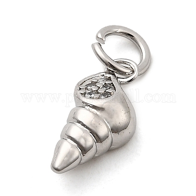 Латунные микро проложить кубического циркония подвески KK-C134-23A-P-1