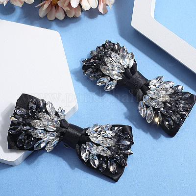 Украшение обуви из нетканого материала с бантом FIND-WH0139-290C-1