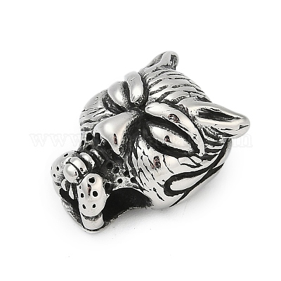 Европейские бусины из нержавеющей стали 304 STAS-Z097-15AS-1