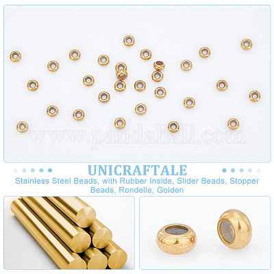 Бусины из нержавеющей стали 304 STAS-UN0018-26G-1