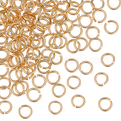 100 шт. стойка с покрытием из латуни открытые соединительные кольца KK-PH0013-59D-1