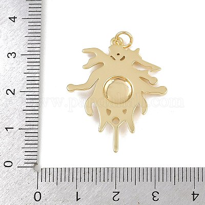 Латунь эмаль подвески KK-L240-11G-1