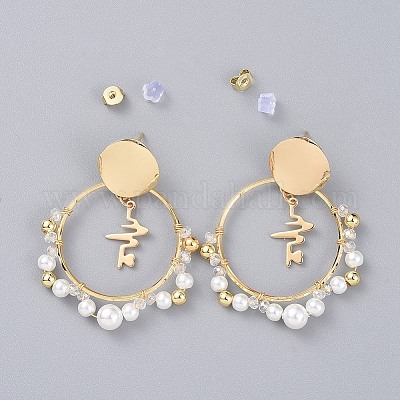 Серьги EJEW-JE03867-02-1