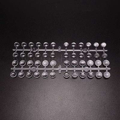 Цветная таблица пластиковых накладных ногтей&nbsp;MRMJ-WH0077-04A-1