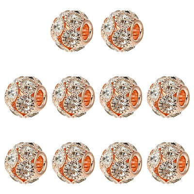 10 шт. Латунные бусины&nbsp;RB-YW0001-19RG-1