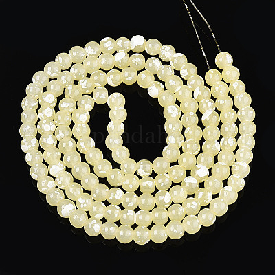 Выпечка краска бисер пряди DGLA-N015-6mm-08-1