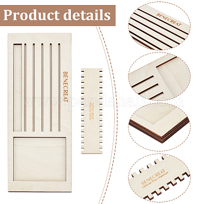 Деревянные доски для намотки ниток TOOL-WH0155-50-1