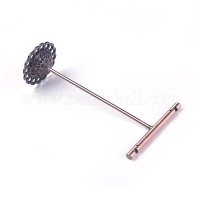 Т железный брусок серьги отображает наборы EDIS-N002-01-1