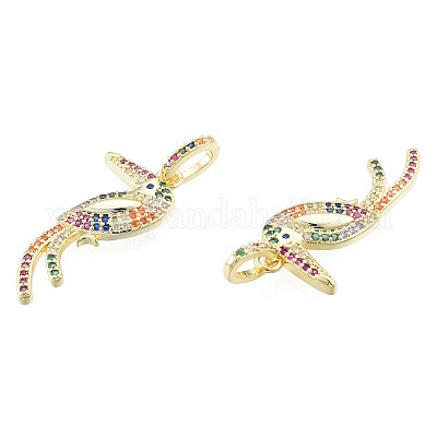 Латунные подвески из микро-паве X-ZIRC-N039-259-1