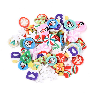 Кабошоны из полимерной глины ручной работы CLAY-N013-01B-1