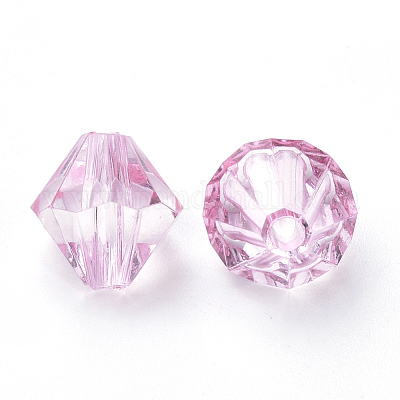 Прозрачные акриловые бусины&nbsp;TACR-S146-10mm-02-1