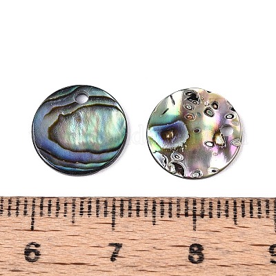 Натуральные подвески из ракушек пауа SSHEL-N040-19A-1