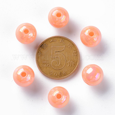 Непрозрачные акриловые бусины MACR-S370-D10mm-A12-1