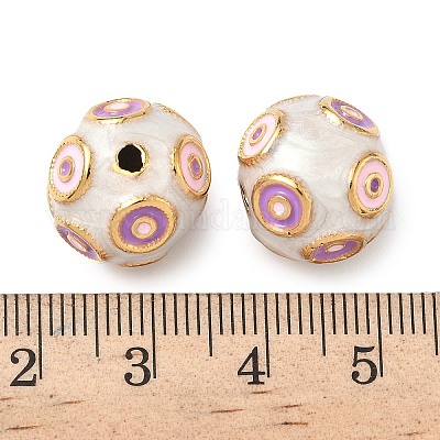 Эмалированные бусины из нержавеющей стали 304 STAS-L026-03G-02-1