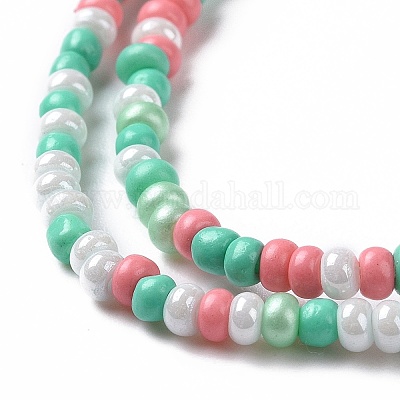 Brins de perles de verre&nbsp;LAMP-B021-04F-1