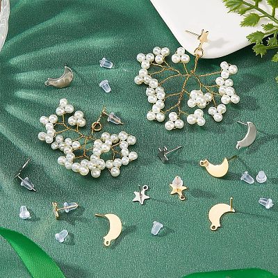 Фурнитура для сережек-гвоздиков из нержавеющей стали 304 STAS-UN0023-23-1