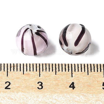 Ручной прозрачные бусины бусины BLOW-D300-08D-1