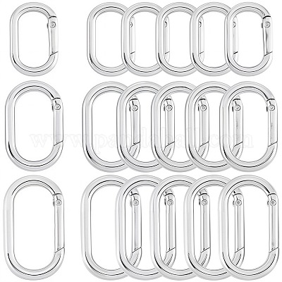 18шт 3 стиля пружинные кольца из цинкового сплава FIND-SP0001-13-1