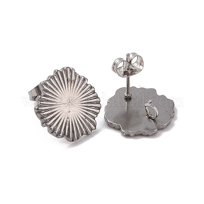 Фурнитура для сережек-гвоздиков из нержавеющей стали 304&nbsp;LS-STAS-C059-01P-1