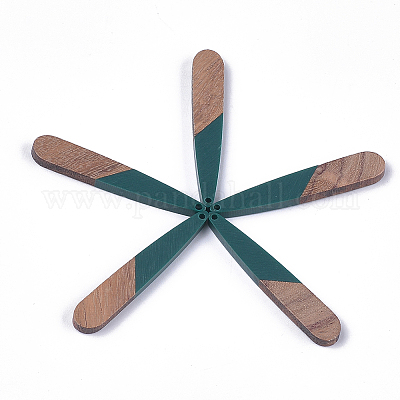 Подвески из смолы и ореха&nbsp;LS-RESI-S358-40I-1