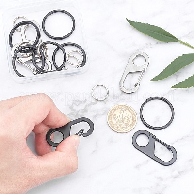 Карабины для скалолазания из нержавеющей стали и цинкового сплава KEYC-UN0001-04-1