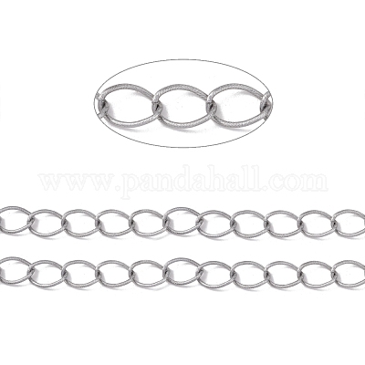 Овальные бордюрные цепи из оксидированного алюминия CHA-G001-04P-1