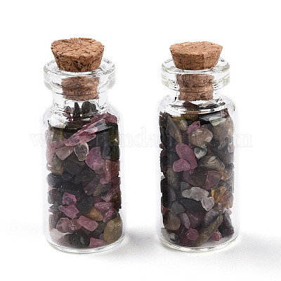 Стеклянные украшения для бутылок желаний AJEW-T013-02I-1