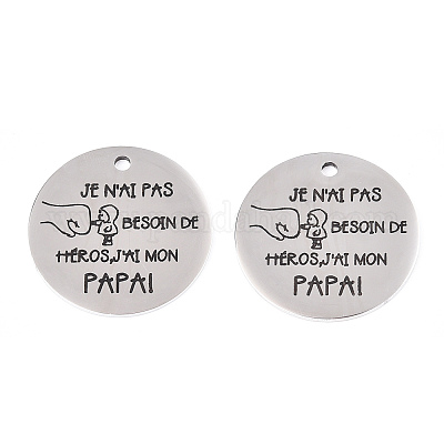 Подвески из нержавеющей стали 201 STAS-T064-38P-13-1