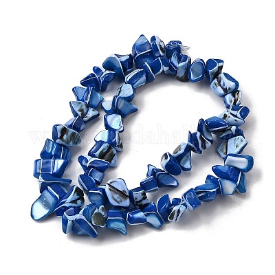 Нити бусин из натуральных трохоидных/трохус ракушек SHEL-B003-02G-1