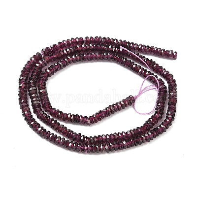 Гранат природный бисер нитей&nbsp;G-K376-E02-02-1