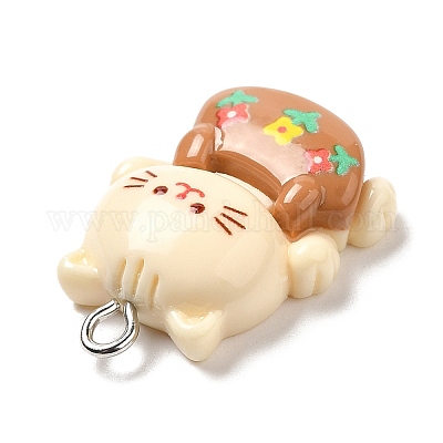 Подвески из непрозрачной смолы RESI-C037-02B-1