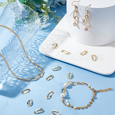 24 шт. латунные соединительные подвески KK-BC0010-81-1