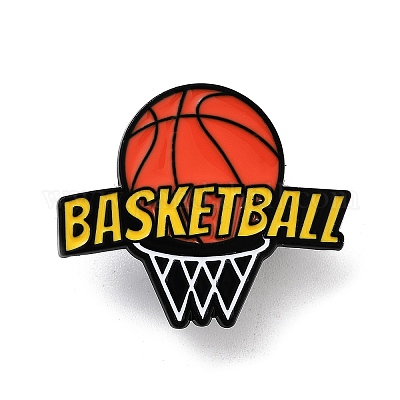 Spille in lega nera a tema basket&nbsp;JEWB-C032-04B-EB-1
