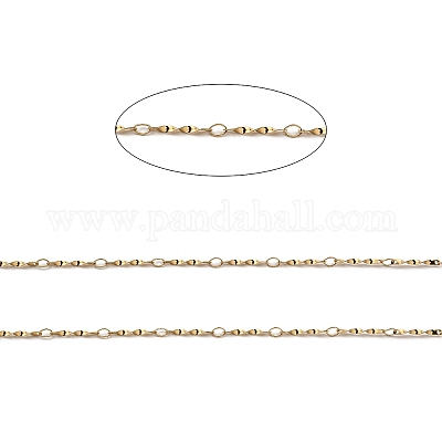 Ионное покрытие (ip) цепей из нержавеющей стали 304 ручной работы с витыми звеньями CHS-G025-07G-1