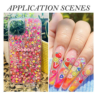 Кабошоны из полимерной глины ручной работы CLAY-TA0001-17-1