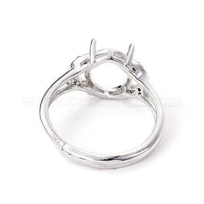 Регулируемые настройки для колец-солитеров из латуни KK-L193-06P-1