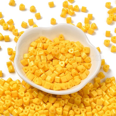 Запекание расписной стеклянной бусины SEED-H002-K-D301-1