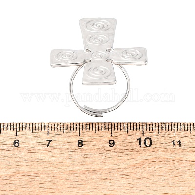 Кольца из нержавеющей стали 304 для женщин RJEW-G348-01P-1