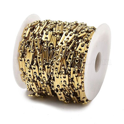 Ионное покрытие (ip) прямоугольные звенья цепи из нержавеющей стали 304 CHS-G039-09G-1